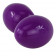 Анальные шарики Baile Twins Ball, фиолетовые