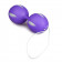 Вагинальные шарики Geisha Collection Wiggle Duo, фиолетовые